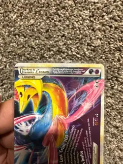 Pokemon Darkrai & Cresselia Legend 100/102 Holo Pokemon HGSS Triumphant Bottom - Image 5