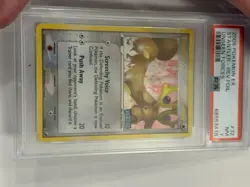2005 POKEMON EX UNSEEN FORCES #32 STANTLER-REVERSE FOIL PSA 7 Graded Pokemon - Image 2