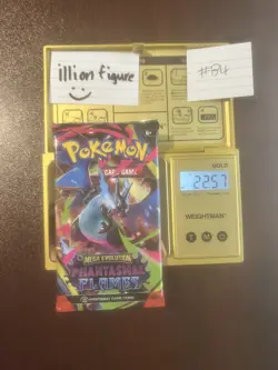 VERY HEAVY! BIG HITUUU 22.57g Phantasmal Flames Pokemon TCG Booster (SEALED) - Image 1
