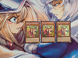 Yugioh x3 Dark Magician Girl, The Magician's Apprentice ALIN-EN004 Secret 1st NM - Image 1