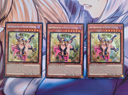 Yugioh x3 Dark Magician Girl, The Magician's Apprentice ALIN-EN004 Secret 1st NM - Image 2