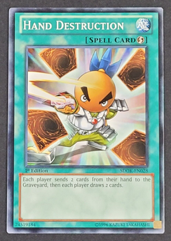 Yugioh TCG - Hand Destruction - SDOK-EN028 - NM - 1st Ed - Common - Spell 2013 - Image 1