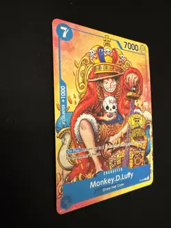 One Piece Monkey.D.Luffy 2nd Anniversary Stamped Promo P-043 NM - Image 4