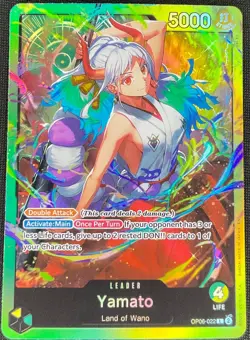 One Piece Yamato OP06-022 Wings of the Captain (ALT ART) Leader NM - Image 1