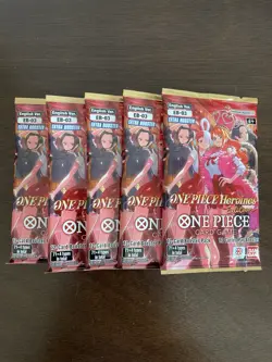 One Piece Extra Booster Heroines Edition EB-03 Five 5 Packs Lot English A - Image 1