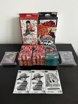 One Piece EB03 Heroines Booster Box + OP08 Two Legends + Extras ReadDescription - Image 1