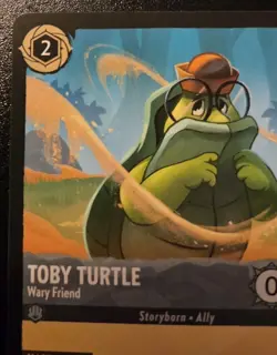 Toby Turtle - Wary Friend 190/204 Common Reign Of Jafar Disney Lorcana - Image 2