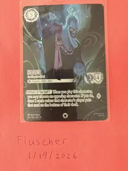 ICONIC Hades - Looking for a Deal 242/204 Disney Lorcana Whispers in the Well NM - Image 1