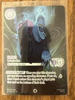 ICONIC Hades - Looking for a Deal 242/204 Disney Lorcana Whispers in the Well NM - Image 2