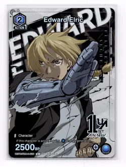Edward Elric (039) (Gold) - Union Arena Promotion Card 1st Anniversary - Image 1
