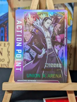 Chrolo Lucilfer UEPR/HTR-AP02 Winner Release Event Holo Promo Union Arena HXH - Image 1
