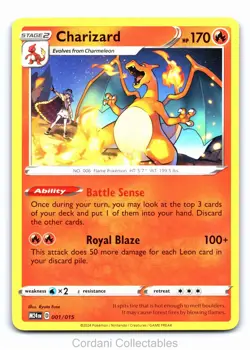 Charizard M24 001/015 - Mcdonalds Dragon Discovery 2025 - Pokemon Card - Image 1