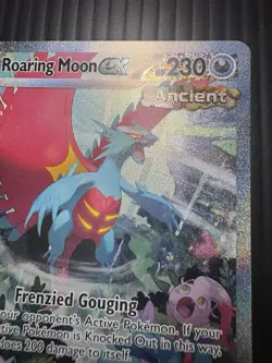 Roaring Moon EX 251/182SV04: Paradox Rift Sir Holo Card Near Mint Condition - Image 4