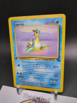 Pokemon Card - Fossil 25/62 - LAPRAS (rare) **1st Edition** - Image 2