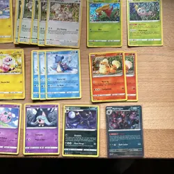 McDonalds Pokemon 2022 & 2024 Set Misc. Card Lot (40 cards) Holos / Commons - Image 3