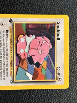 Pokemon Card - Neo Genesis Snubbull 74/111 WOTC - NM - 1st Edition - - Common - Image 2