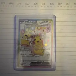 Pokemon Pikachu TCG Ultra Rare Holo Card 219/191 Surging Sparks - Image 1