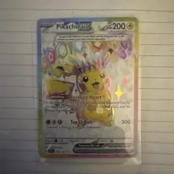 Pokemon Pikachu TCG Ultra Rare Holo Card 219/191 Surging Sparks - Image 3