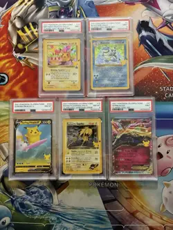 Pokemon Card Lot PSA Lot Full Art Alt Art Celebrations Etc Pikachu Blastoise - Image 1