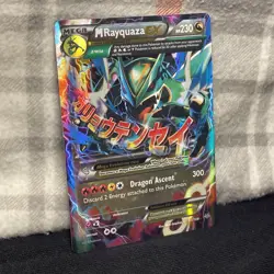 M Rayquaza EX 61/108 Full Art Holo Rare Roaring Skies Pokemon Card - Image 2