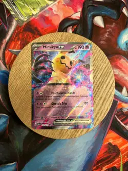 Pokemon Cards Mimikyu ex 069/159 Journey Together Double Rare NM - Image 1