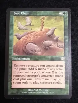 Food Chain - Mercadian Masques - Rare - UNPLAYED - Image 1