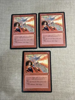 Mint PYROBLAST X3 MAGIC MTG ICE AGE 1995 - Image 1