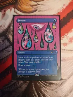 Ponder Mtg Full Art SLC Secret Lair Countdown - Image 1