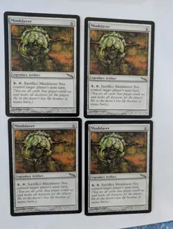 4 Mindslaver Mirrodin MTG NM Free Shipping with tracking - Image 1