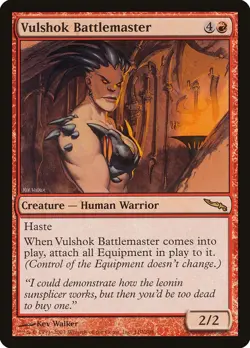 Mirrodin Vulshok Battlemaster MTG Magic the Gathering NM - Image 1