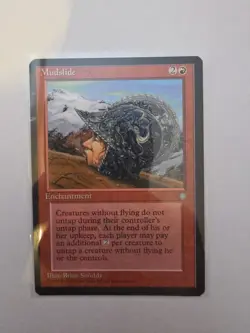 Magic The Gathering, Mudslide, Ice Age, Regular - Image 1