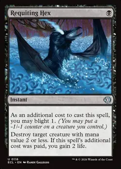 Requiting Hex x4 - Lorwyn Eclipsed - ECL MTG - Image 1