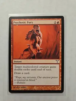 Psychotic Fury - Dissension - MP - Common - Instant - MTG - Image 1