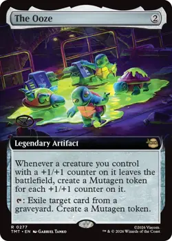 x1 The Ooze - Foil - Extended Art R MTG Teenage Mutant Ninja Turtles M/NM, Engli - Image 1