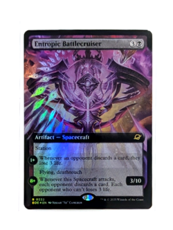 Entropic Battlecruiser R 0332 Extended Art Foil MTG Edge Of Eternities EOE NM/M - Image 1