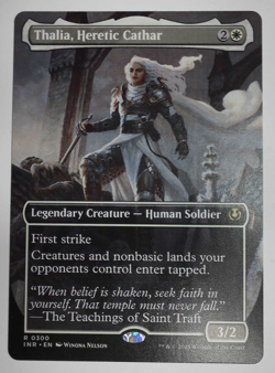 Thalia, Heretic Cathar (Borderless) Innistrad Remastered MTG - Image 1