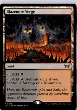 Blazemire Verge Duskmourn: House of Horror Regular NM R 0256 - Image 1