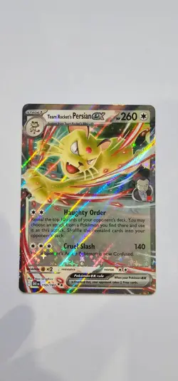 Team Rocket's Persian ex 150/182 - Destined Rivals - Pokemon TCG - Double Rare - Image 1