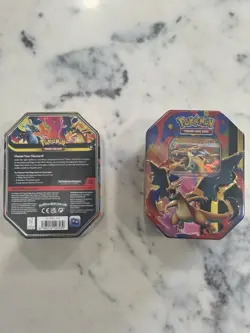 Mega Charizard Ex Tin - Mega Charizard Y EX Promo - Pokemon TCG Sealed 1x Tin - Image 1