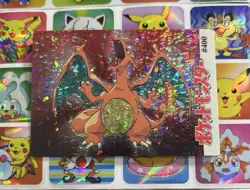 Pokemon Charizard Misty Vintage Pocket Monsters Vending HOLO Prism Sticker 1998 - Image 3