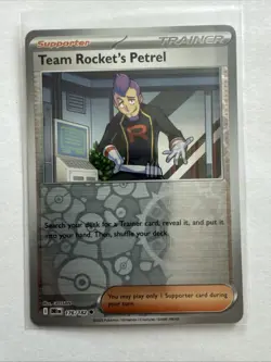 Pokemon TCG Team Rocket's Petrel 176/182 Destined Rivals Reverse Holo NM EN - Image 3