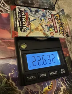 (1x) 22.63 Gram HEAVY Prismatic Evolutions Pack-Sealed! PRE S&V Pokemon TCG ENG - Image 1