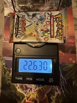 (1x) 22.63 Gram HEAVY Prismatic Evolutions Pack-Sealed! PRE S&V Pokemon TCG ENG - Image 2
