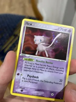 Mew 4/17 POP Series 4 Promo Pokemon Card Holo Foil Rare Swirl VLP - Image 5