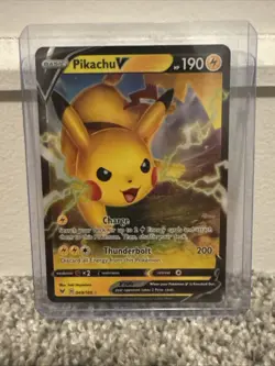 Pokemon TCG Pikachu V 043/185 Vivid Voltage Ultra Rare Holo Near Mint 43/185 - Image 1