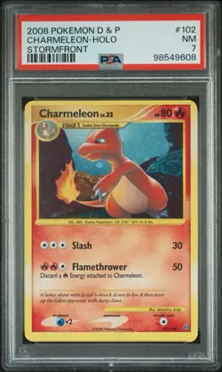Charmeleon 102/100 PSA 7 Stormfront Holo Pokemon Graded Rare Mint Charizard UK - Image 3