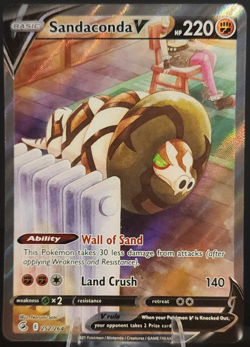 Sandaconda V 252/264 Ultra Rare (Alt Art) - Pokemon TCG - Fusion Strike (NM) - Image 1