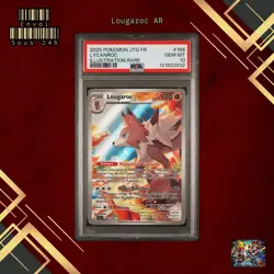 🇫🇷 LOUGAROC AR PSA 10 - AVENTURES ENSEMBLE 166/159 EV JTG Carte Pokemon 🇫🇷 - Image 1