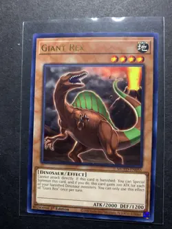 Yugioh - Giant Rex (Rare) (1st Edition) - MGED-EN055 (P) - Image 1