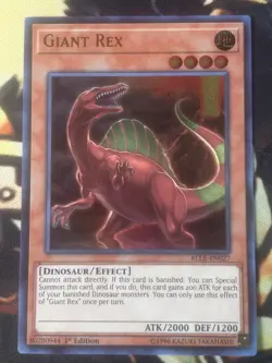 Yugioh: Giant Rex - BLLR-EN027 - Ultra Rare - 1st Edition - LP - Image 1